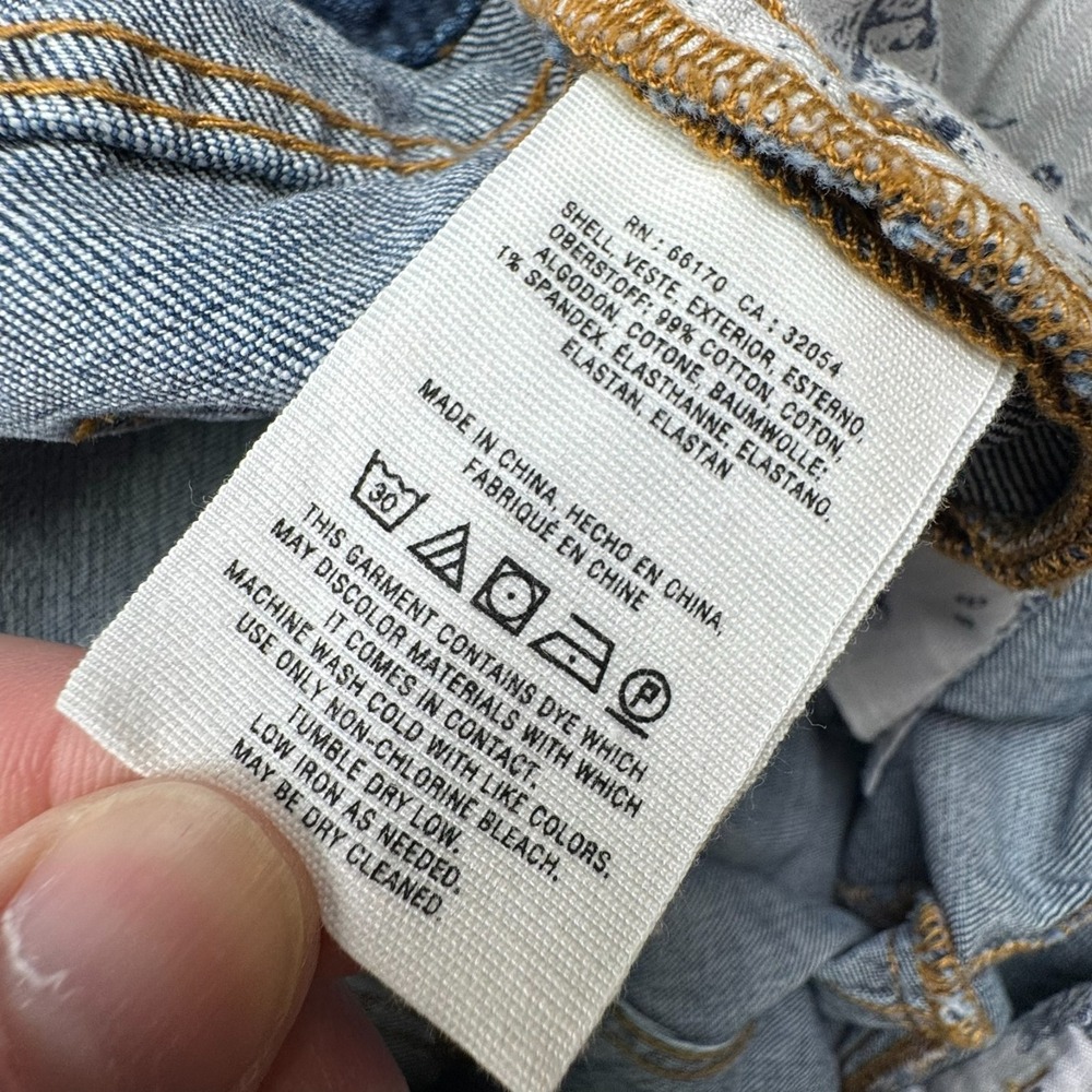 Anthropologie Pilcro Letterpress Slim Boyfriend Jeans Women 27 Fit 32x27 - Picture 14 of 16